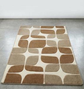 Alfombra de Lana Hecha a Mano de Lujo, Antideslizante, con Diseño Abstracto, Suave y de Primera Calidad, para Sala de Estar, Dormitorio, Hotel - Product Image 1