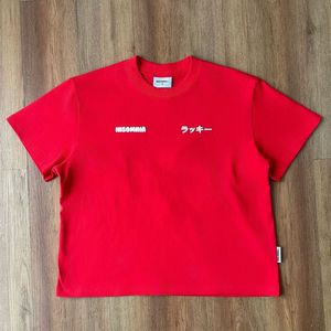 Camiseta Casual de Cuello Redondo y Manga Corta para Mujer, Talla Grande, 100% Algodón Jersey, con Estampado de Personajes en Rojo y Amarillo - Product Image 6