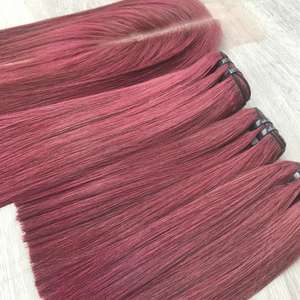 Extensions de cheveux vietnamiens de luxe Machine Trame nouveau style bon choix à partir de 100% cheveux humains 100g faisceau - Product Image 5