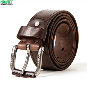 Ceinture en cuir de vache avec boucle en alliage IMBOYS pour homme, style western cowboy - Durable et écologique - Product Image 4