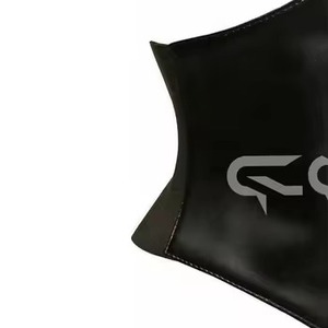 Ceinture Corset Amincissante en Cuir Noir Taille Haute avec Fermeture Avant - Product Image 4