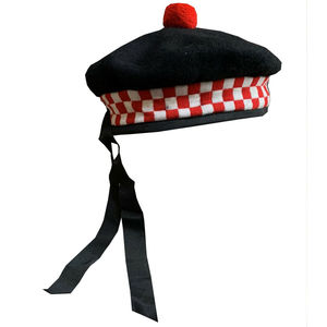 Sombrero Balmoral de Tartán Nacional para Uso Escocés, Nuevo Diseño, Gorra Escocesa en Tela de Tartán, Sombrero Balmoral Personalizado - Product Image 3