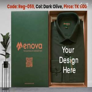 Camisa de manga larga de algodón 100% para hombre con logotipo personalizado del proveedor directo de fábrica Diseño informal formal Primavera Otoño Tallas grandes - Product Image 6