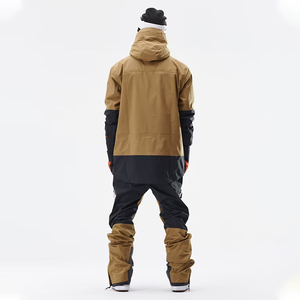 Combinaison de ski unisexe sur mesure, grande taille, respirante, avec fermeture éclair, écologique, imperméable, coupe-vent, isolation en polaire - Product Image 2