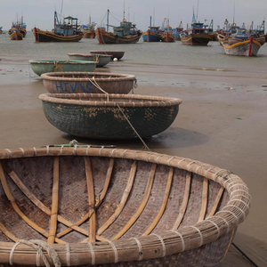 Bote de Bambú Tradicional Vietnamita, Diámetro 1.5m, Altura 60cm, Fabricante Mayorista para Exportación - Product Image 1