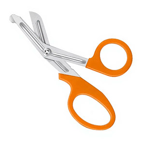 Tijeras de Trauma para Enfermeras, Instrumento de Primeros Auxilios, 5.5 Pulgadas, Naranja, Acero Inoxidable de Grado Alemán, Certificación CE, Clase II Médica - Product Image 5