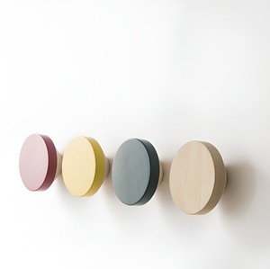 Modern Classic Round Solid Wooden <b>Hooks</b> & Rails with Multi Color Finish for Dresser Drawer Bedroom & <b>Bathroom</b> Wall Cabinets - Product Image 2