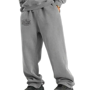 Custom Logo Stripe <b>Sweet</b> Pants Baggy Loose Men Trouser Polyester Wide Leg Premium Flare <b>Sweat</b> Pant for Men's - Product Image 1