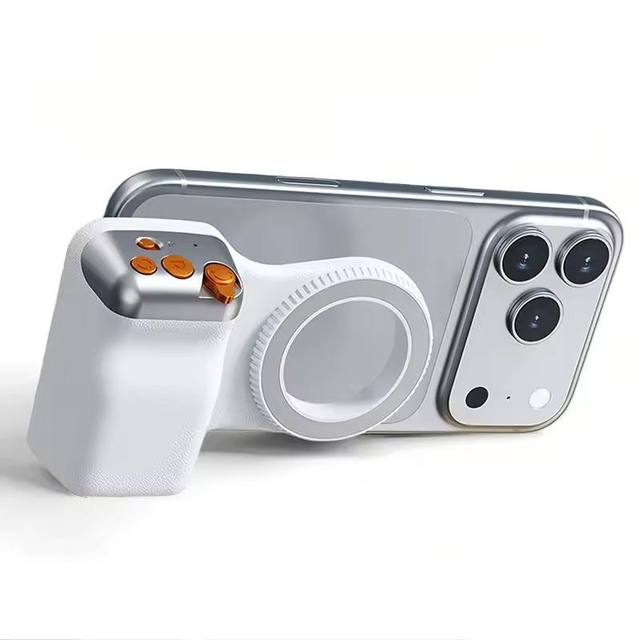 Portable Magnetic Smartphone Camera Handle Stabilizer Selfie Light Wireless Shutter Control ABS Material for Travel Photography