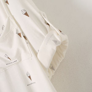 Conjunto de Pijama de Satén Térmico para Mujer, con Logotipo Bordado a Máquina en la Parte Delantera, Colección de Verano, Personalizable, OEM - Product Image 3