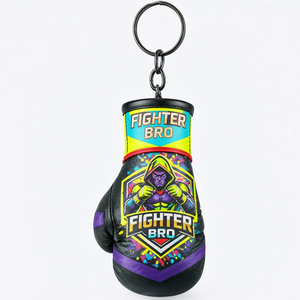 Porte-clés miniature en forme de gant de boxe personnalisé, article promotionnel pour club d'arts martiaux, cadeau pour entraînement de combat et fitness - Product Image 1