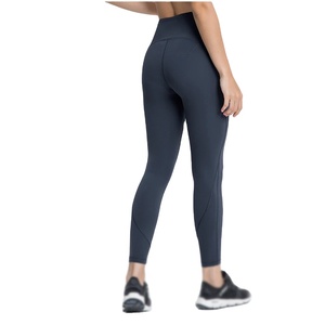 Women Yoga Tights | Buttery Soft High Waist Four-Way Stretch <b>Seamless</b> <b>Leggings</b> Fitness & Yoga Wear - Product Image 2