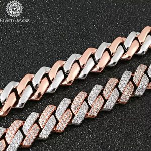 Collar de Plata con Moissanita Charm Jewells, Cadena Figaro Chapada en Oro de 14K, Diseño de Bola, Certificado IGI, Estilo Hip Hop, Lujoso, Unisex, para Uso Diario - Product Image 5
