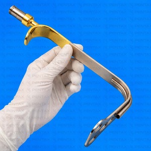 Écarteur mammaire et facial Wieder 30 mm à denture dentelée avec fibre optique, abaisse-langue, instrument de chirurgie plastique par Pentax Surgical - Product Image 2