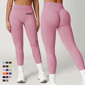 Leggings Deportivos Transpirables hasta la Rodilla para Mujer, Cintura Media, Control de Abdomen, Pantalones de Yoga Elásticos para Gimnasio y Fitness - Product Image 5