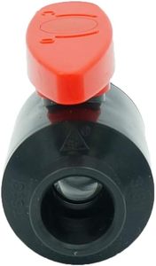 Válvula de PVC compacta Kansaikako resistente a la corrosión, soporte OBM personalizado, conexiones de soldadura con solvente TS, tamaño de puerto 40A, Japón - Product Image 3