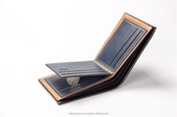 Dompet pendek kulit pria, bergaya Vintage Dompet pria pemegang kartu kredit uang tas uang