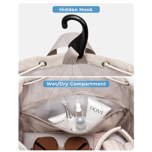 Sacs de tennis à prix avantageux en ligne, accessoires pour jeunes, sacs de tennis en polyester - Product Image 5