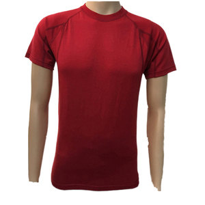 T-shirt d'entraînement pour hommes en coton tricoté respirant, séchage rapide, léger, manches courtes, pour le sport, la gym, la remise en forme, vente en gros - Product Image 1