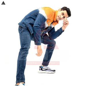 Chaquetas de mezclilla 100% algodón para hombre, estilo casual, color sólido, con bolsillos, chaqueta delgada para hombre, ropa de alta calidad, chaqueta de mezclilla. - Product Image 6