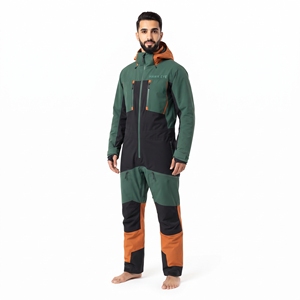 Combinaison de ski chauffante imperméable personnalisée pour hommes, coupe-vent, respirante, isolée, vêtements d'hiver pour le snowboard et les activités de plein air - Product Image 2
