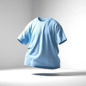 T-shirt décontracté en coton à manches courtes pour homme, col rond, coupe ample, grande taille, idéal pour l'entraînement estival – Collection Muscle Blank - Product Image 1