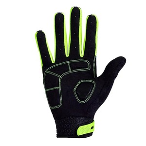 Gants de cyclisme à marque privée pour la course, l'entraînement et les trajets quotidiens, avec paume rembourrée en maille respirante, logo personnalisé, vente en gros - Product Image 2