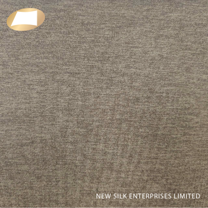 Tela de punto con efecto melange, hecha en Taiwán, de poliéster reciclado y spandex, de secado rápido, para ropa informal. - Product Image 6