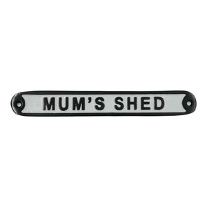 Nan's Shed Cast Iron Plaque Rectangular <b>Rustic</b> Garage Sign Decorative Wall Mount Durable Handmade Custom Metal Signs Cheap Price - Product Image 2