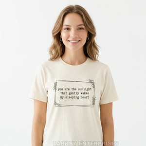 Fashion Women Graphic T-<b>Shirt</b> Heart <b>Flame</b> Print Tee Charcoal Cotton Short Sleeve Top Manufacturer Custom DTG Printing Logo - Product Image 2