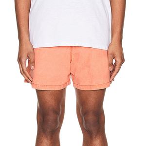 <b>Men's</b> Summer Casual Quick Dry Beach Jogging Swim Trunks Custom Logo with Elastic Waist and Solid Pattern Design - Product Image 6