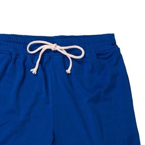 <b>Men</b> Black Cotton <b>Shorts</b> Drawstring Waist Casual Solid Color Knitted Breathable Mid Rise Workout <b>Lounge</b> <b>Short</b> Pants - Product Image 5