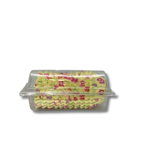 Pirottini da Forno in Glassine Antiaderenti Resistenti al Calore, a Forma di Tulipano, Diametro 140mm, Sicuri per Microonde, Alta Qualità, Vendita all'Ingrosso - Product Image 1