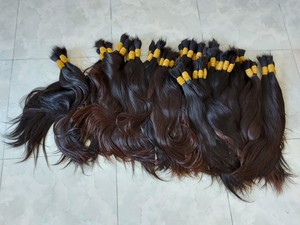 Cheveux vietnamiens 100% naturels, cuticules alignées, soyeux, fins, pour bébés et enfants, en vrac - Product Image 4