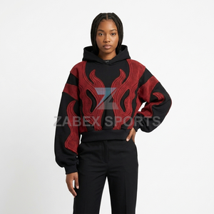 ZABEX SPORTS Sweat à capuche personnalisé pour homme, 350 g/m², 100 % coton molletonné, chaud, multicolore, style streetwear, col oversize - Product Image 5