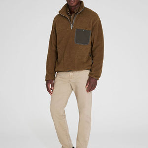 Nouvelles Vestes Polaires Unisexe Personnalisées 2026 – Blousons Streetwear Épais à Manches Longues en Fausse Fourrure Sherpa pour Hommes - Product Image 3