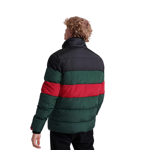 <b>jacket</b> for men Men Winter <b>Waterproof</b> Breathable Plus Size Washed Quilted Bubble Puffer <b>Jacket</b> with Turn Down Collar Windproof - Product Image 3
