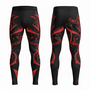 Customized Clothing UV Protection Swimming Workout Training Fitness Yoga Compression Leggings For Men's Full Length OEM ODM Pant - Product Image 3