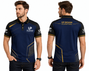 เสื้อเชิ้ตผู้ชายแบบสั่งทำพิเศษ เนื้อผ้าฟลีซ ระบายอากาศได้ดี แห้งเร็ว ผลิตจากโพลีเอสเตอร์ 100% ปักโลโก้ เหมาะสำหรับชุดยูนิฟอร์มบริษัท - Product Image 3