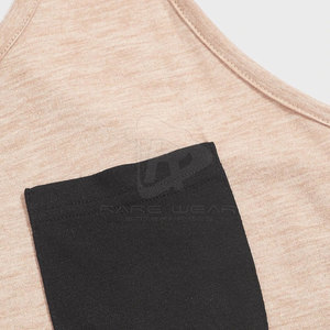 Camiseta sin mangas para hombre de primera calidad, transpirable y cómoda, para entrenamiento en el gimnasio. - Product Image 3