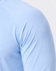 Camiseta Deportiva de Compresión de Manga Larga para Hombre, Corte Ajustado, con Cierre de 3/4, para Entrenamiento, Yoga, Personalizable - Product Image 5