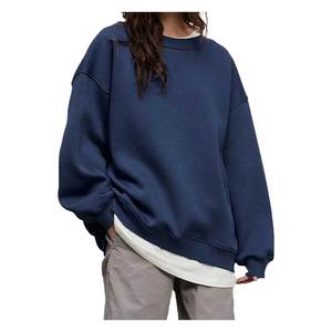 Pull col roulé en polaire pour femme, 100 % coton, coupe-vent, respirant, écologique, séchage rapide, couleur unie, personnalisable - Product Image 3