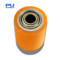 Roda Caster Industri Berkualitas Tinggi 1 Ton Ekstra Kuat 6x8 Inci Inti Besi Baru Poliuretan PU Beban Ganda Bantalan Bola