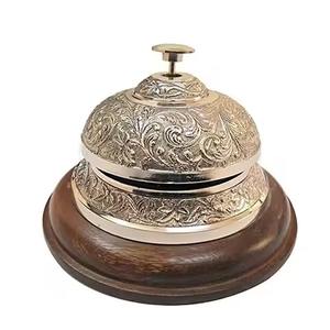 Campana de escritorio metálica para recepción de oficina, campana de servicio para atención de invitados en mostrador. - Product Image 2