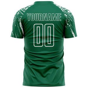 Camiseta de Fútbol en Oferta, 100% Poliéster, Camiseta de Fútbol Sublimada para Hombre, Secado Rápido, Impresión de Logotipo Personalizado, Servicio OEM - Product Image 4