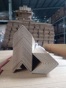 Protector de esquina de Ángel impermeable corrugado de 90 grados Kraft de diseño personalizado para etiquetas compensadas estilo de bloqueo cartón de esquina - Product Image 6