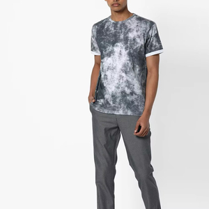 Camisetas con Lavado Ácido Personalizadas de Nueva Llegada para Hombre y Mujer, Camisetas con Lavado Ácido Elegantes, Camisetas con Lavado Ácido de Material Duradero - Product Image 1
