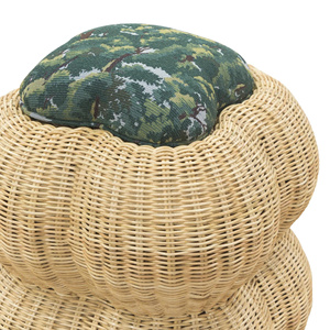 Silla Decorativa de Ratán Escultural Única, Pieza Decorativa de Mimbre Tejida a Mano, Mueble Natural Ecológico, Compacto y Duradero - Product Image 6