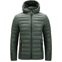 Blouson matelassé pour homme à capuche, design déchiré, rembourrage en coton, sur mesure, séchage rapide, respirant, logo frontal, pour la vente en gros
