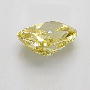 Diamant Jaune Intense Fantaisie de 1,02 ct, Taille Coussin, Diamant Jaune de Luxe Certifié Pureté VS2 - Product Image 3
